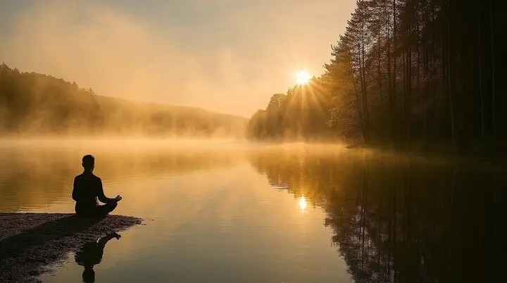 Achtsamkeitkeit und Stressreduktion - generated with AI | © DAV Wuppertal / Stefan Strunk / generated with AI