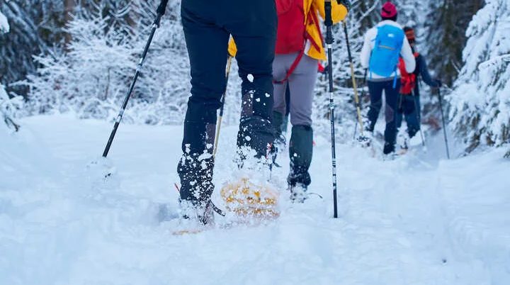 Schneeschuhwandern im Winter | © DAV Wuppertal / Stefan Strunk
